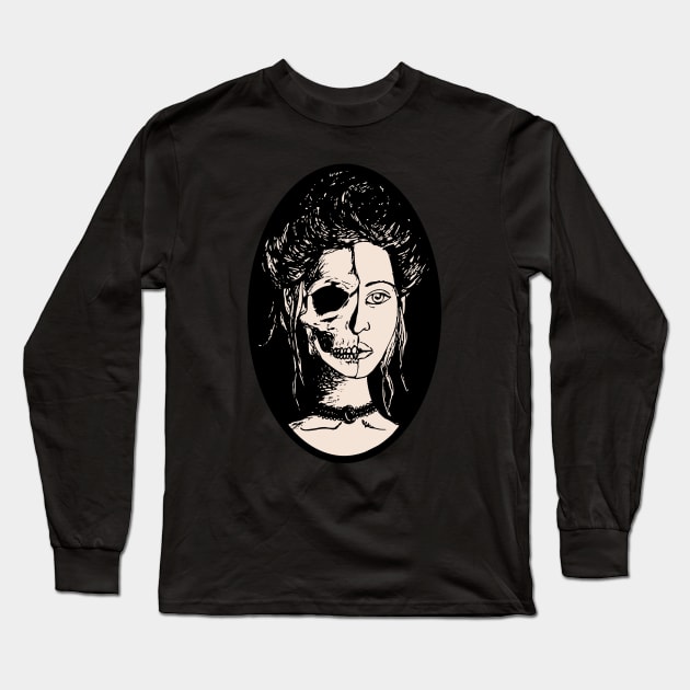 Memento Mori Long Sleeve T-Shirt by BattleBirdProductions